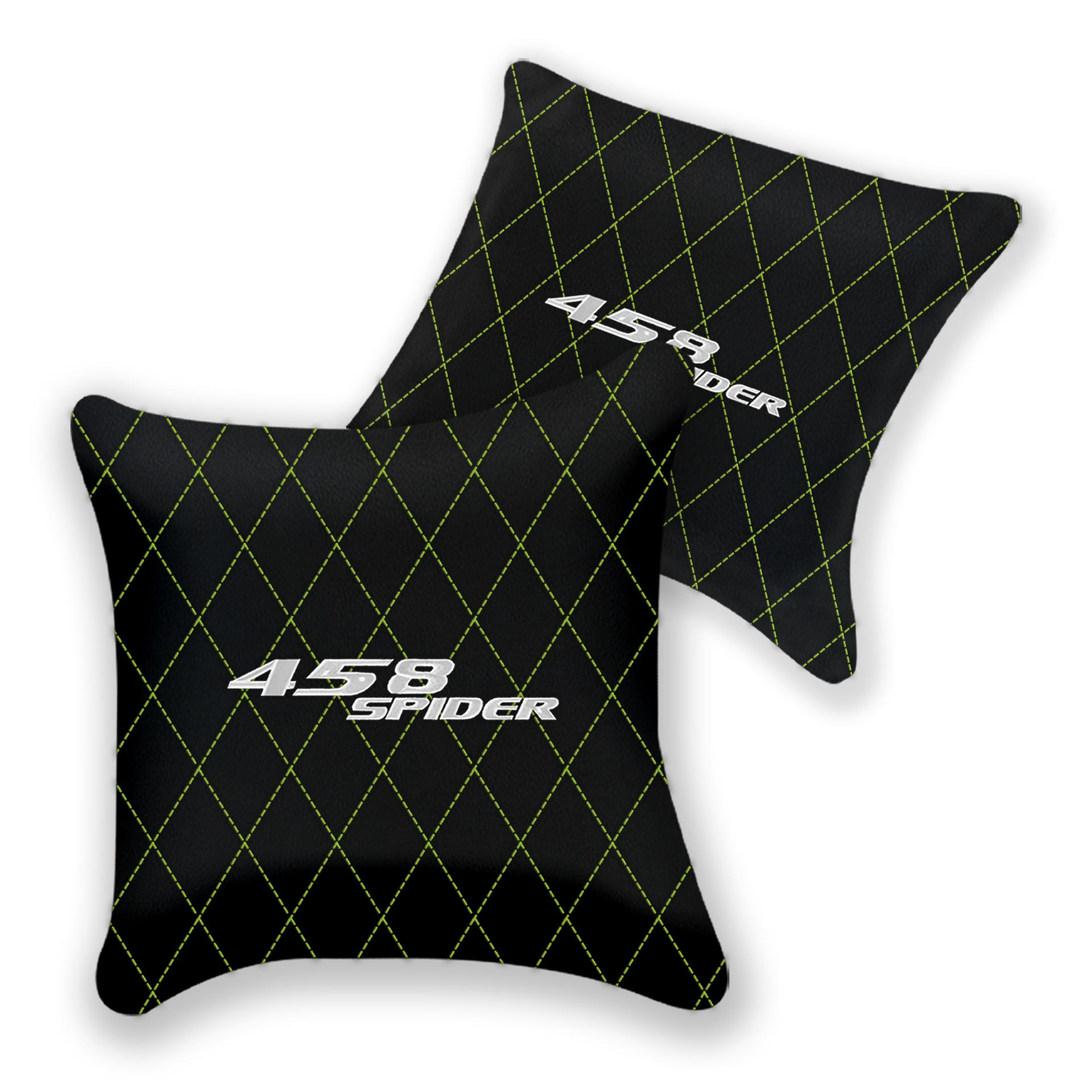 Custom Black Leather Pillows for Ferrari 458 Speciale (2012-2015)