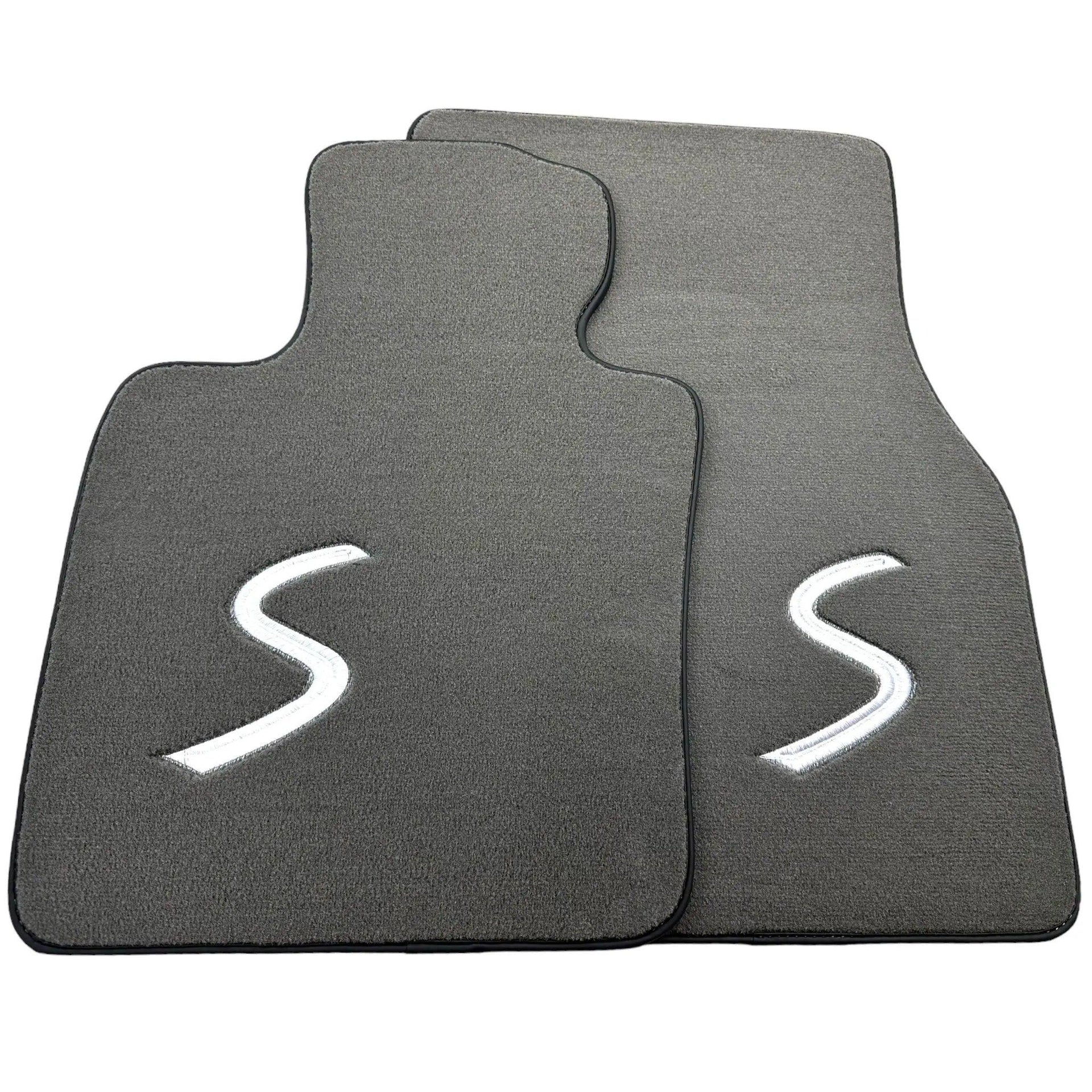 Grey Floor Mats for Mini Cabrio F57 Convertible (2016-2023) - AutoWin