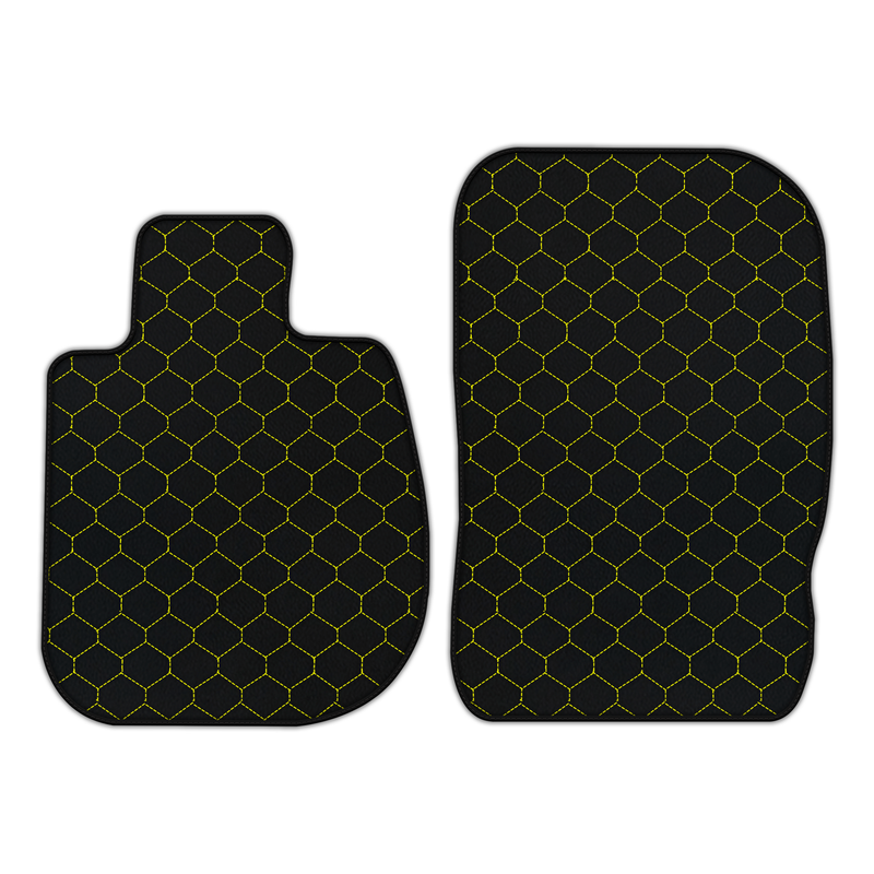 Customizable Leather Floor Mats with Hex Pattern for BMW Z4 Series E86 Coupe (2003-2008)