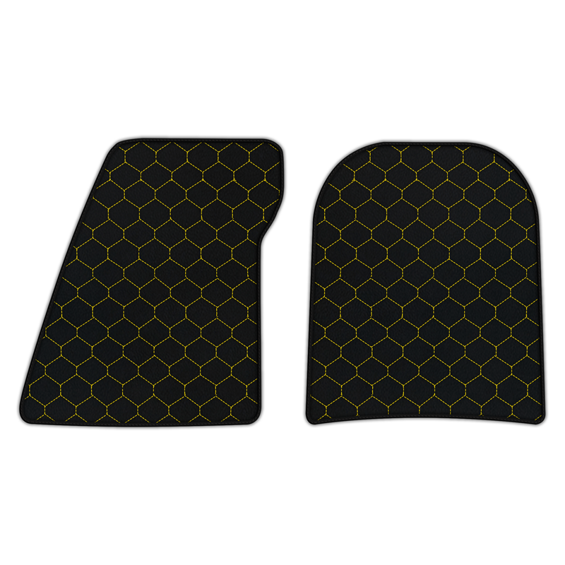 Customizable Leather Floor Mats with Hex Pattern for Lotus Evija (2023-2024)