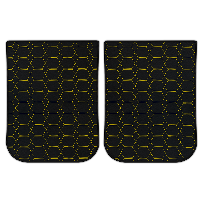 Customizable Leather Floor Mats with Hexagon Hex Pattern for Ferrari LaFerrari (2013-2018)