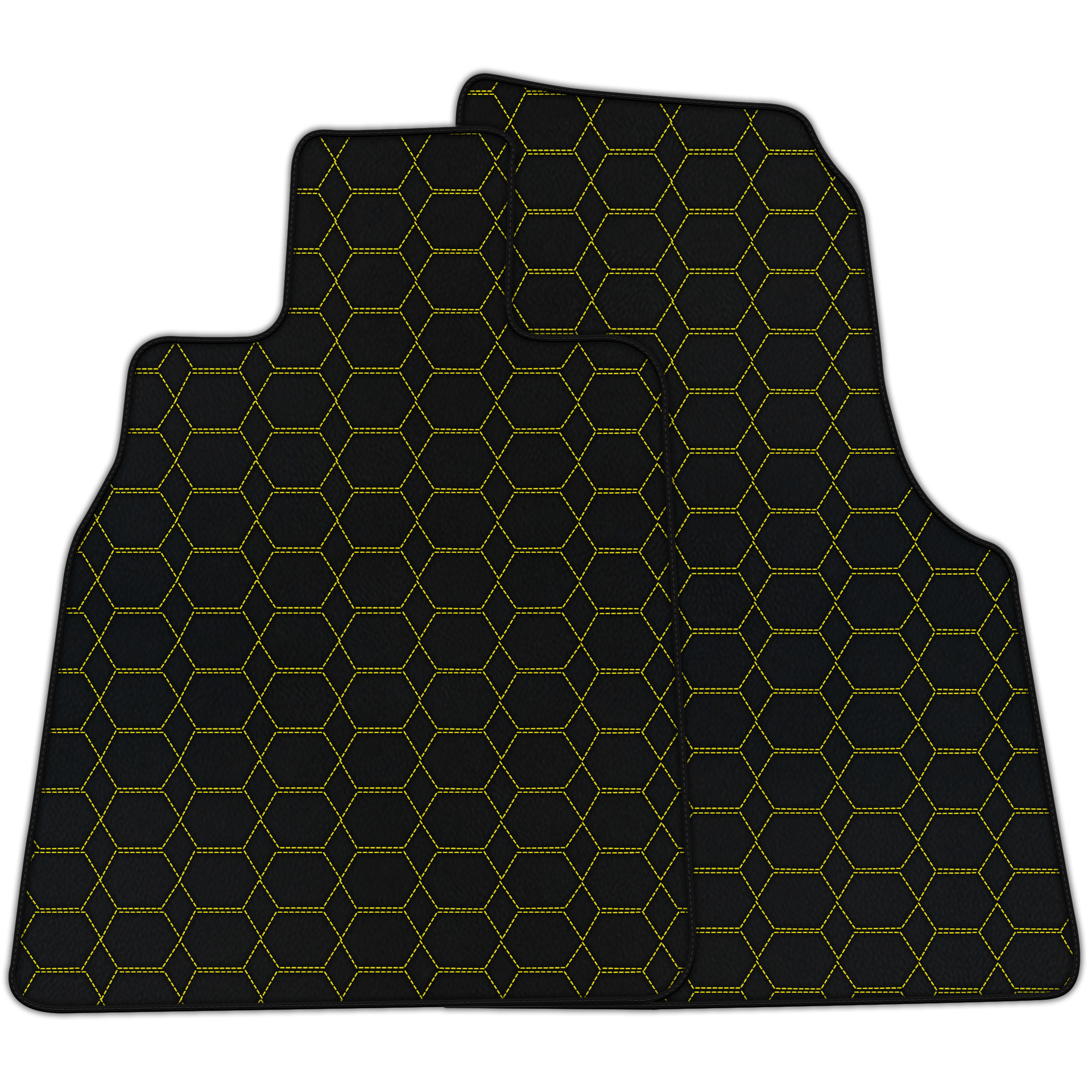 Premium Customizable Leather Floor Mats for Corvette C8 (2020-2024)