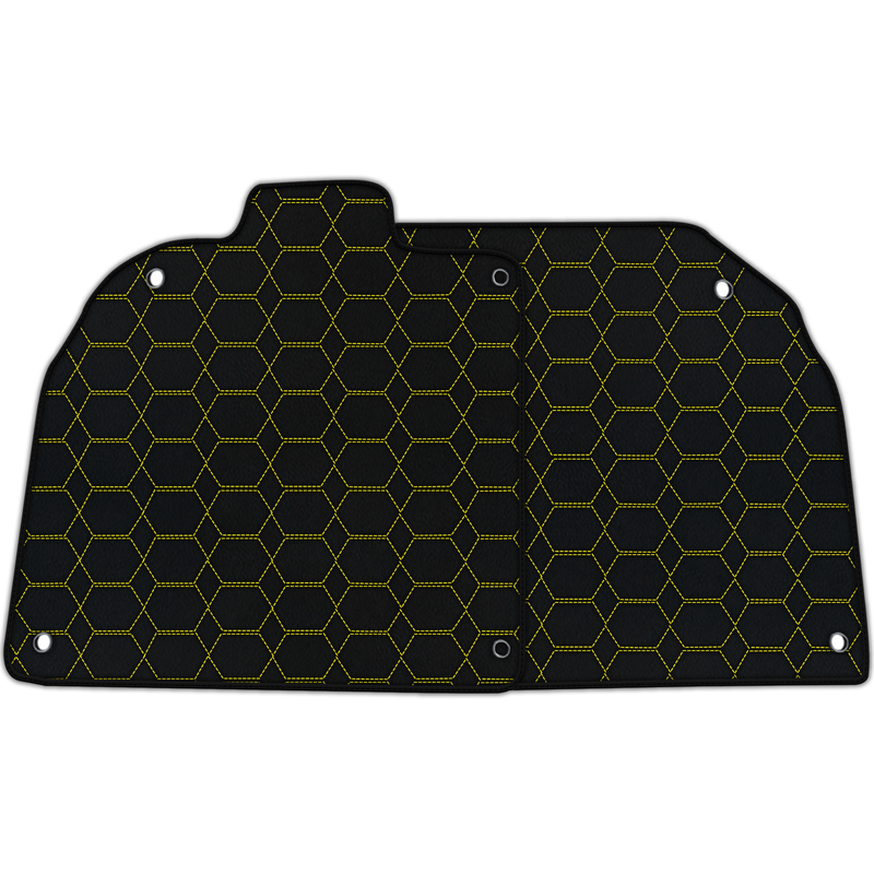 Customizable Leather Floor Mats with Hexagon Hex Pattern for Lamborghini Centenario (2016-2017)