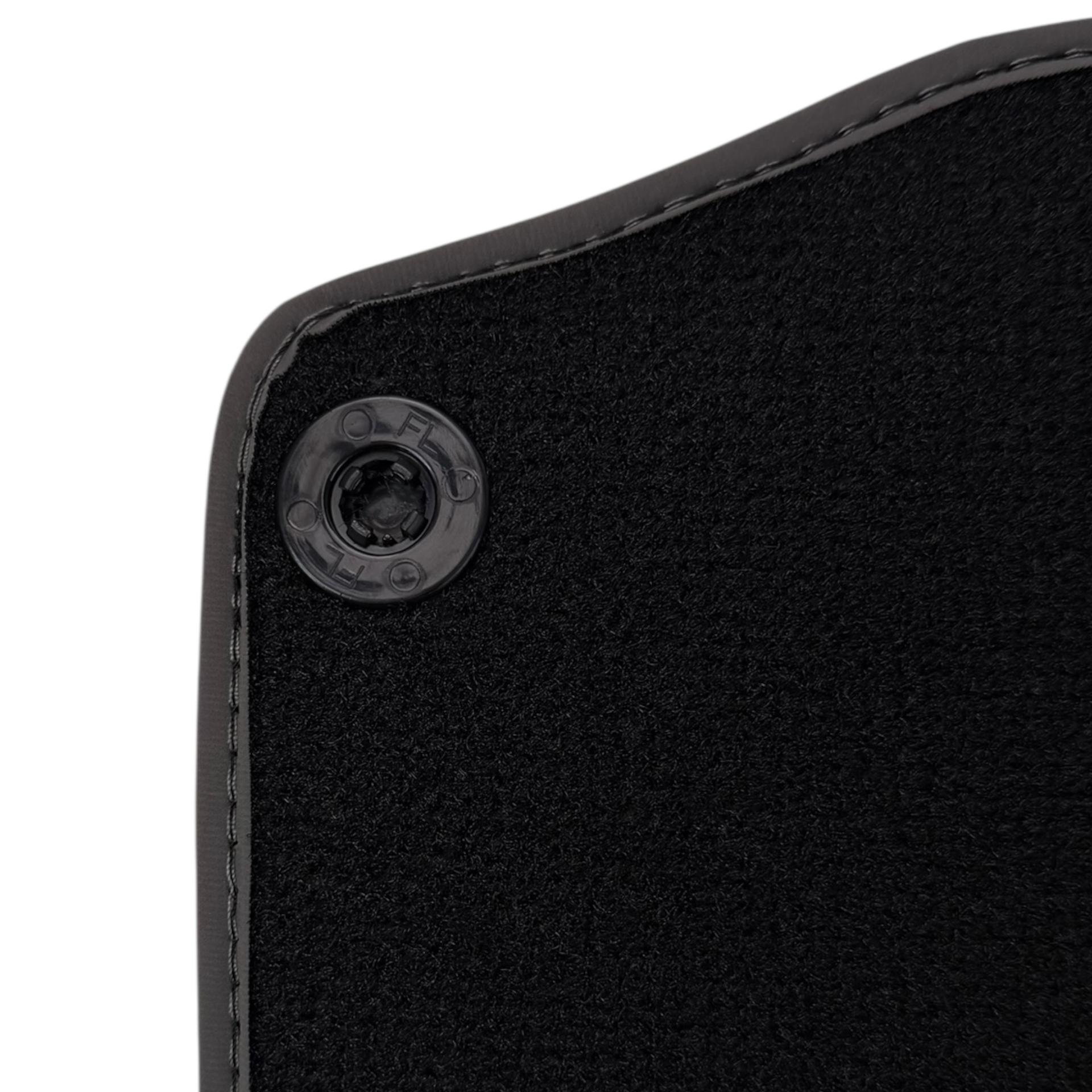 Premium Black Leather Floor Mats for Ferrari Portofino 2018-2023