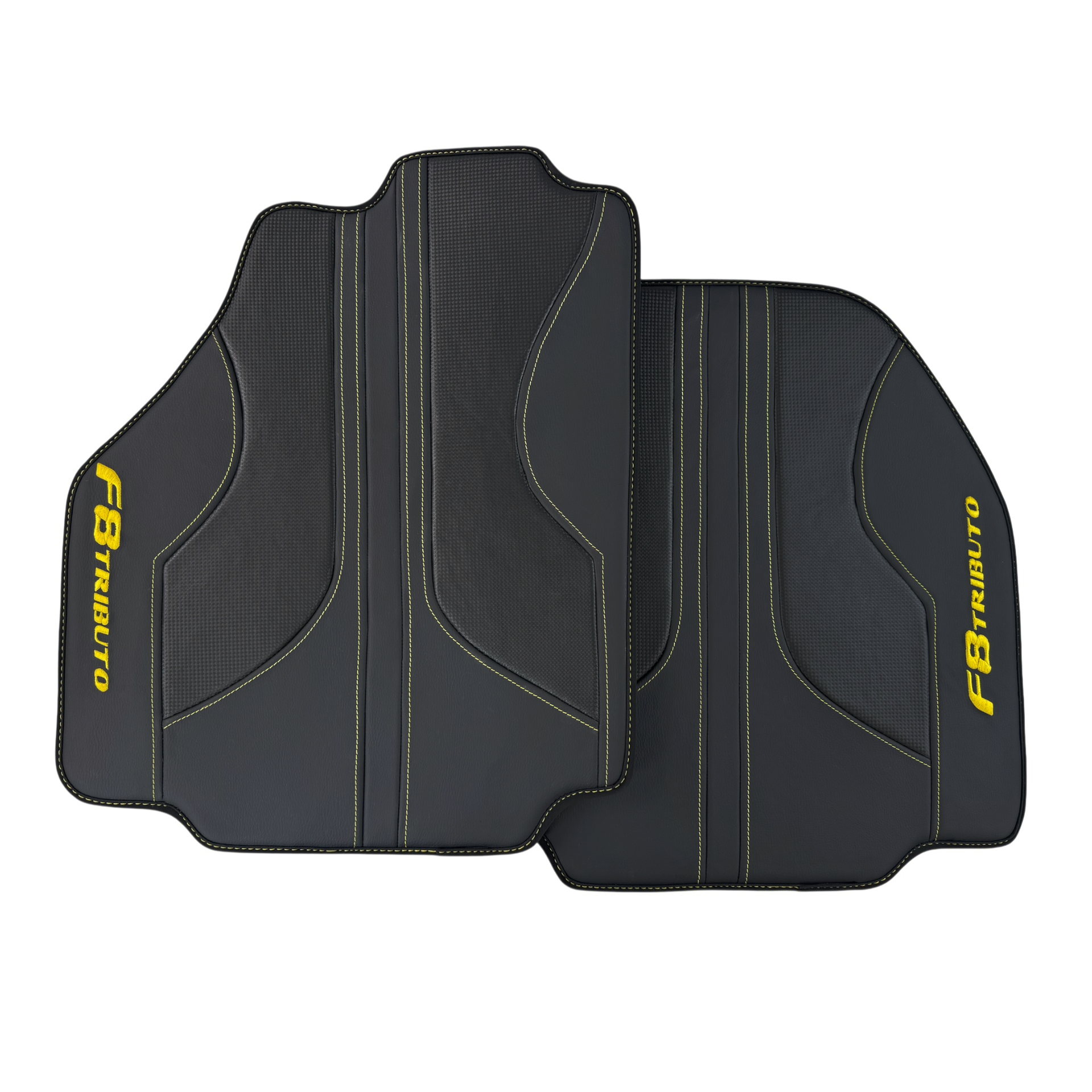 Custom Luxury Leather Floor Mats for Ferrari F8 Spider (2019-2023)