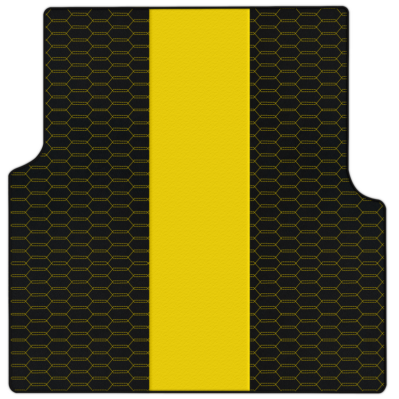 Customizable Leather Trunk Floor Mats with Interlaced Hex Pattern for Rolls-Royce Cullinan (2018-2025)