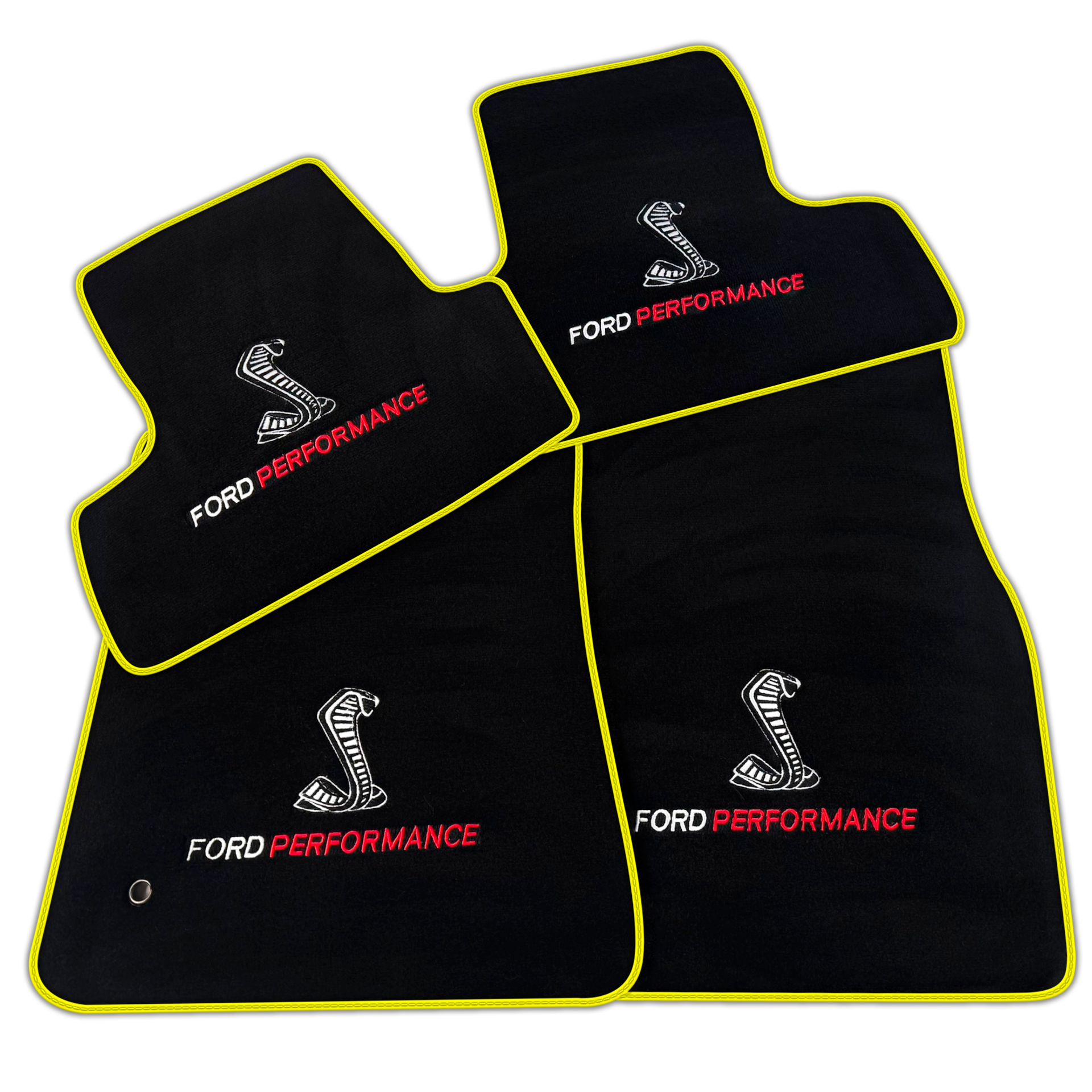 Black Floor Mats for Ford Mustang V (2004-2010) Ford Performance