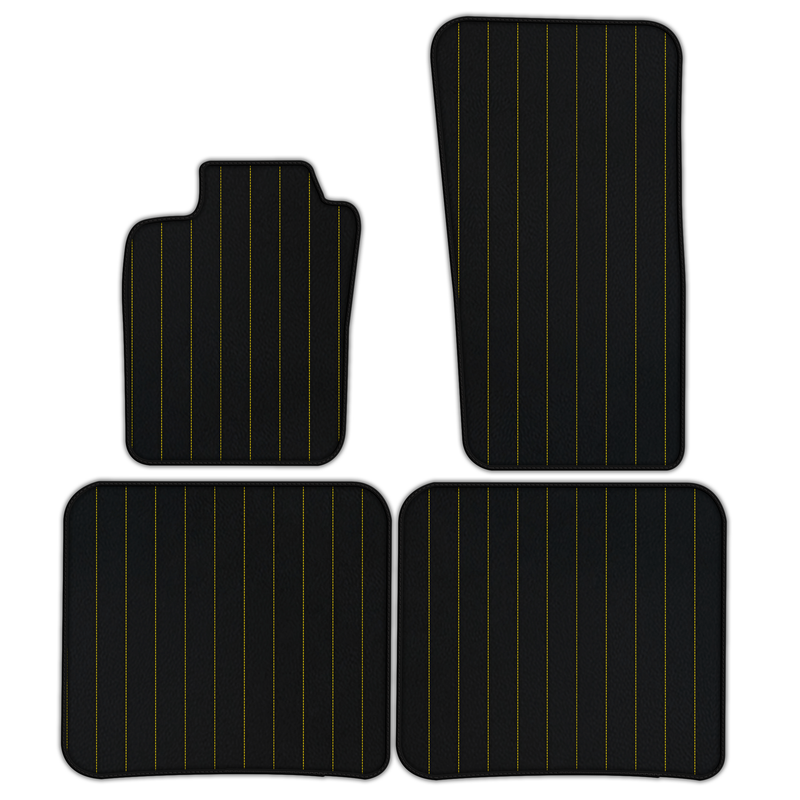 Customizable Leather Floor Mats with Line Pattern for Bentley Flying Spur (2019-2023)