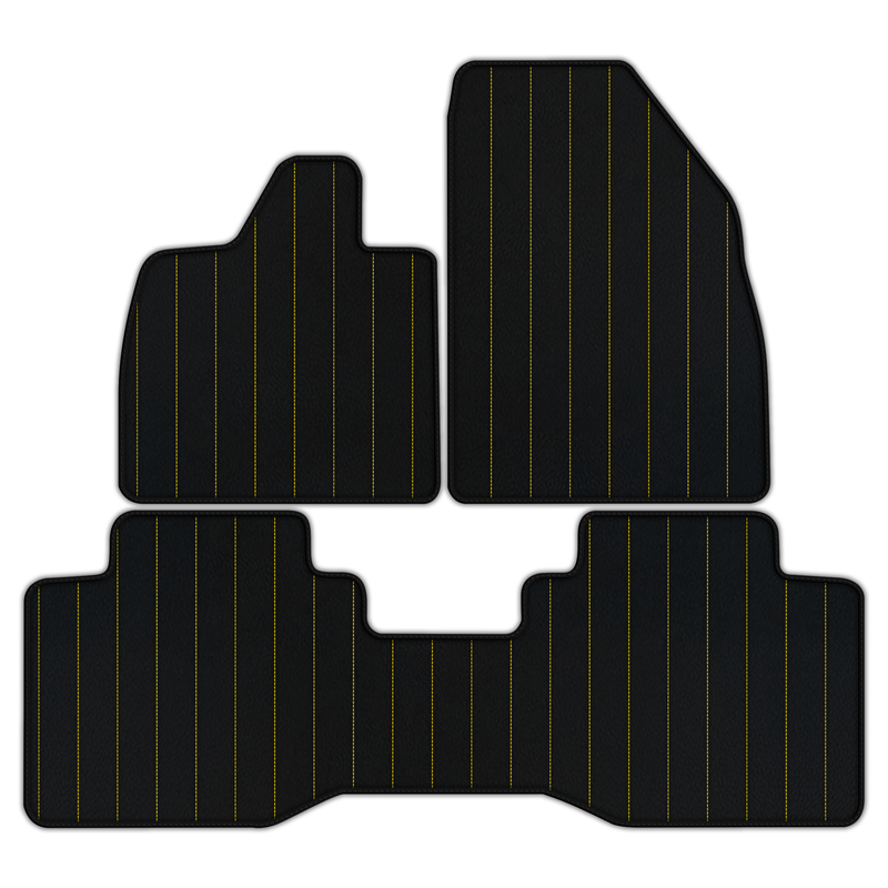 Customizable Leather Floor Mats with Line Pattern for Lotus Eletre (2022-2025)