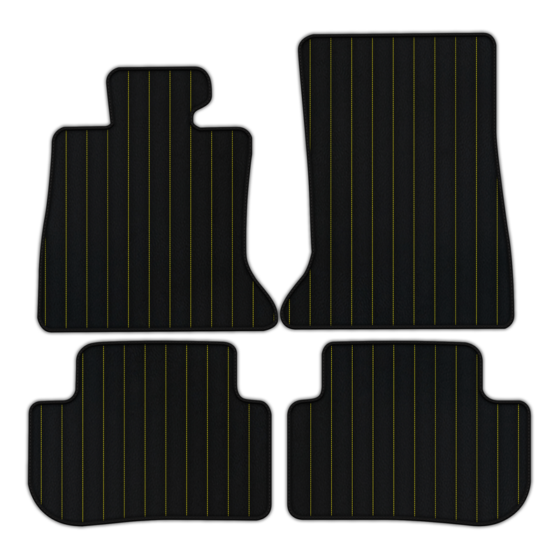 Customizable Leather Floor Mats with Line Pattern for Rolls Royce Dawn (2016-2023)