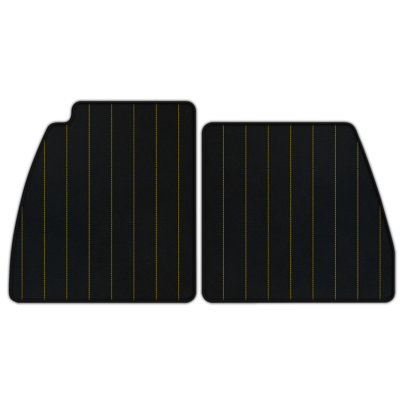 Customizable Leather Floor Mats with Line Pattern for Lotus Emira (2022-2025)