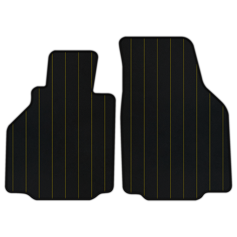 Customizable Leather Floor Mats with Line Pattern for Porsche 911 GT3 RS (996) 2003–2004