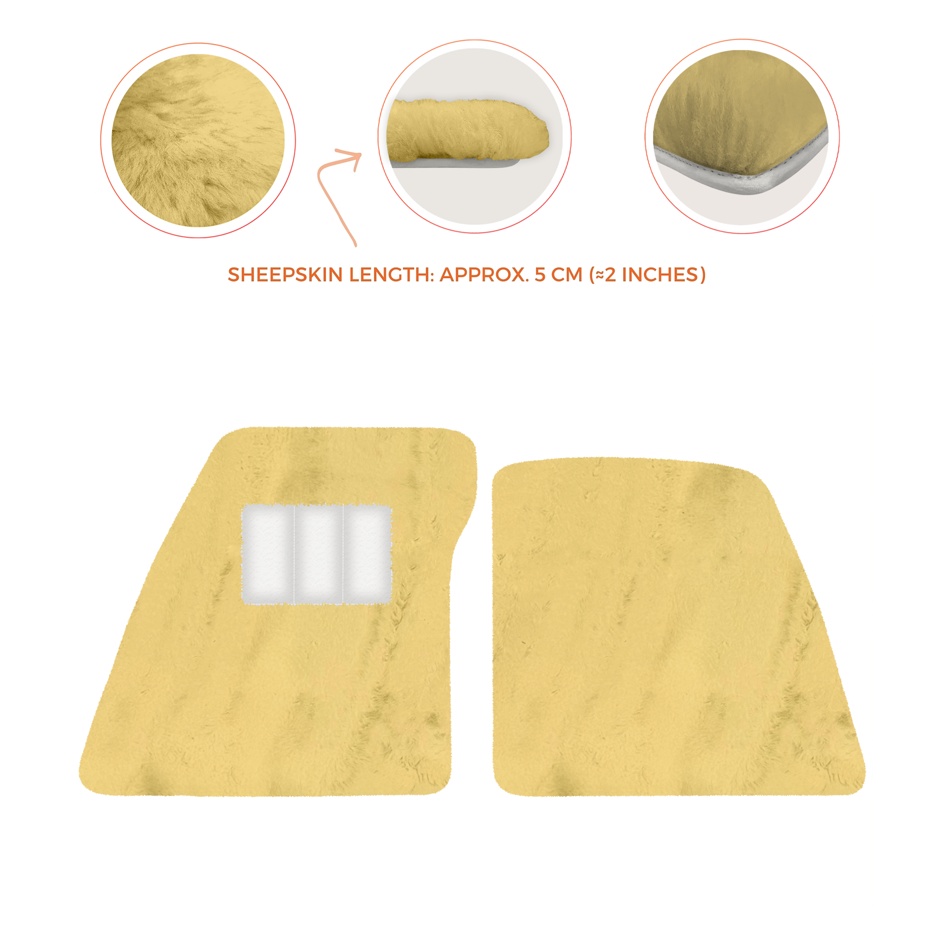 Premium Sheepskin Floor Mats for Ferrari 296 GTS (2022-2025)