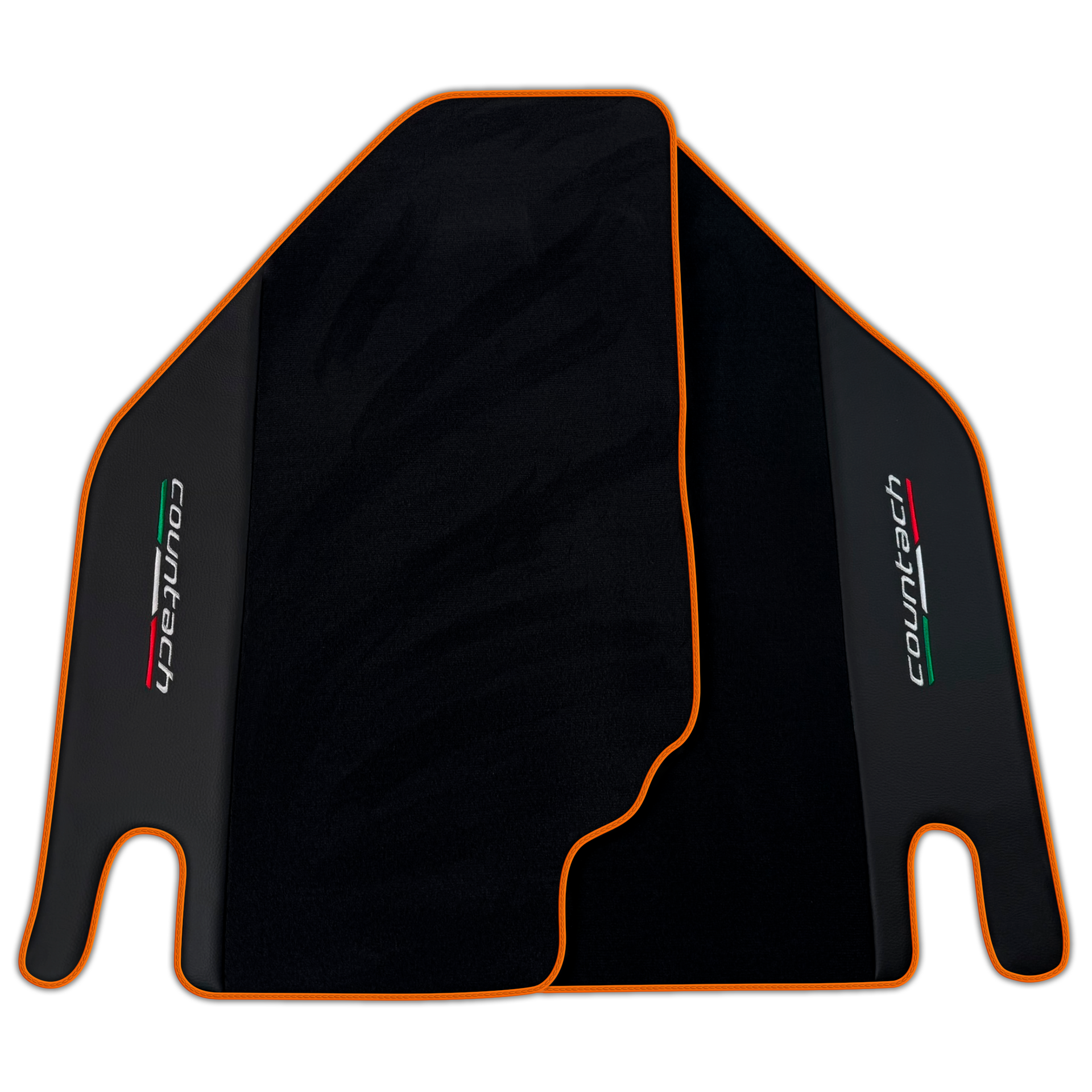 Premium Black Floor Mats for Lamborghini Countach (1974-1990)