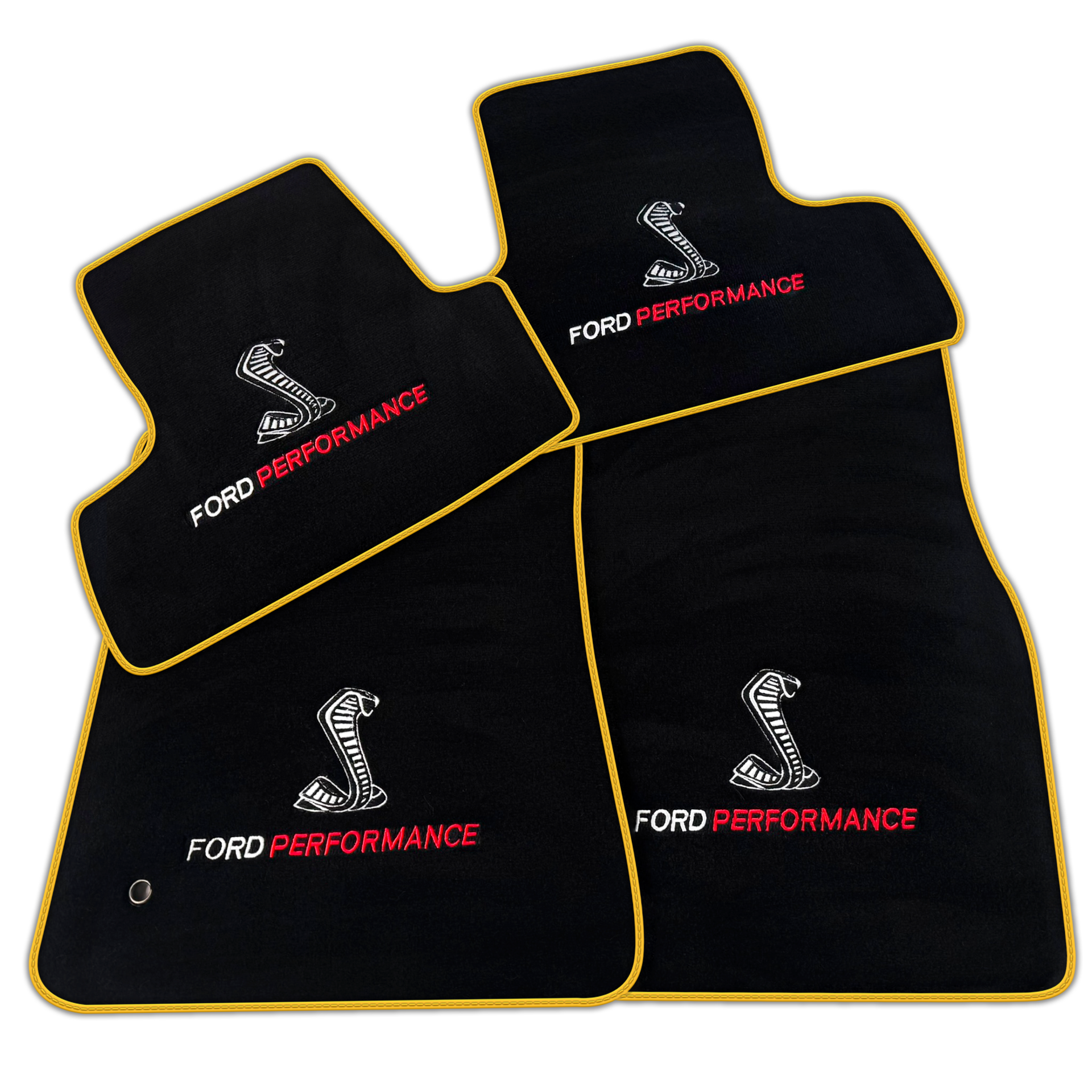 Black Floor Mats for Ford Mustang V FL (2011-2014) Ford Performance