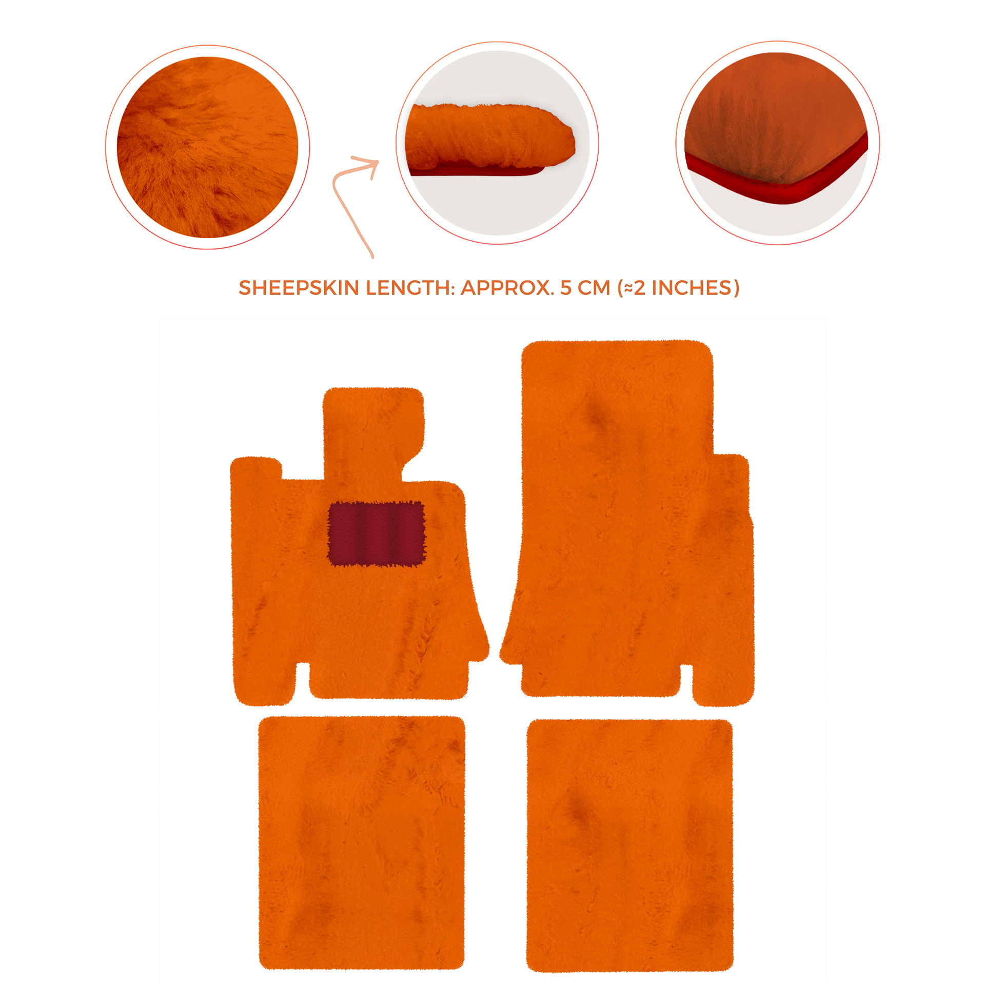 Premium Sheepskin Floor Mats for Bentley Mulsanne (2010-2020)