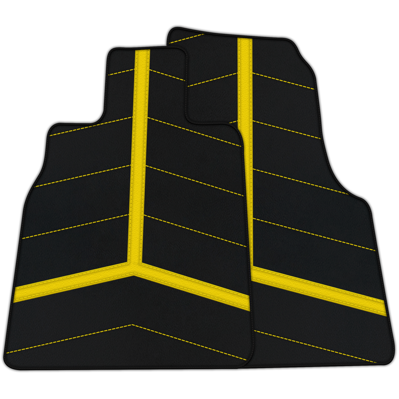 سجاد سيارات جلدية قابلة للتخصيص بنمط ER56 V2 لسيارة شيفروليه