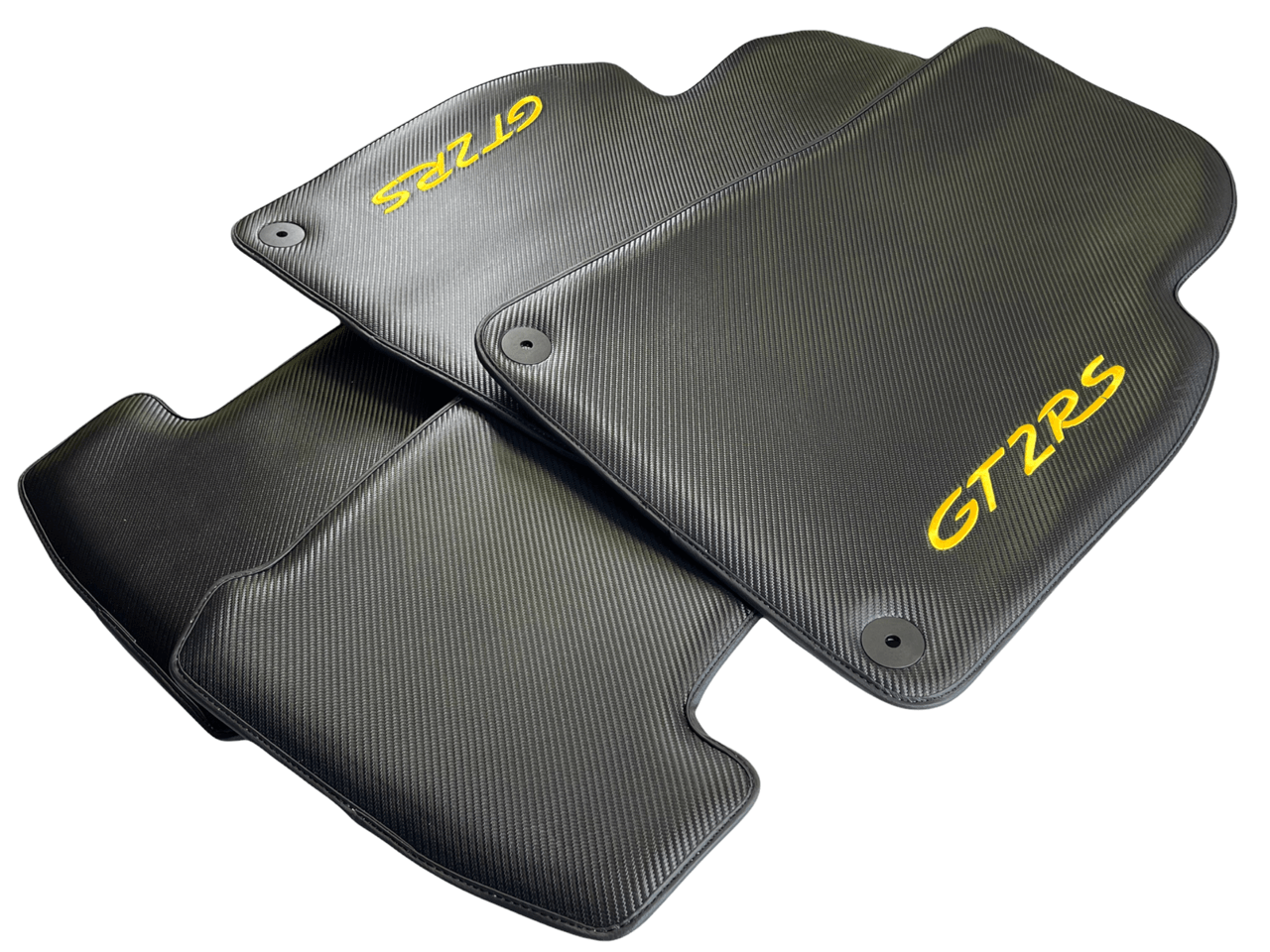 Floor Mats for Porsche 911 991 GT2 RS (2012-2019) Carbon Fiber Carpets AutoWin