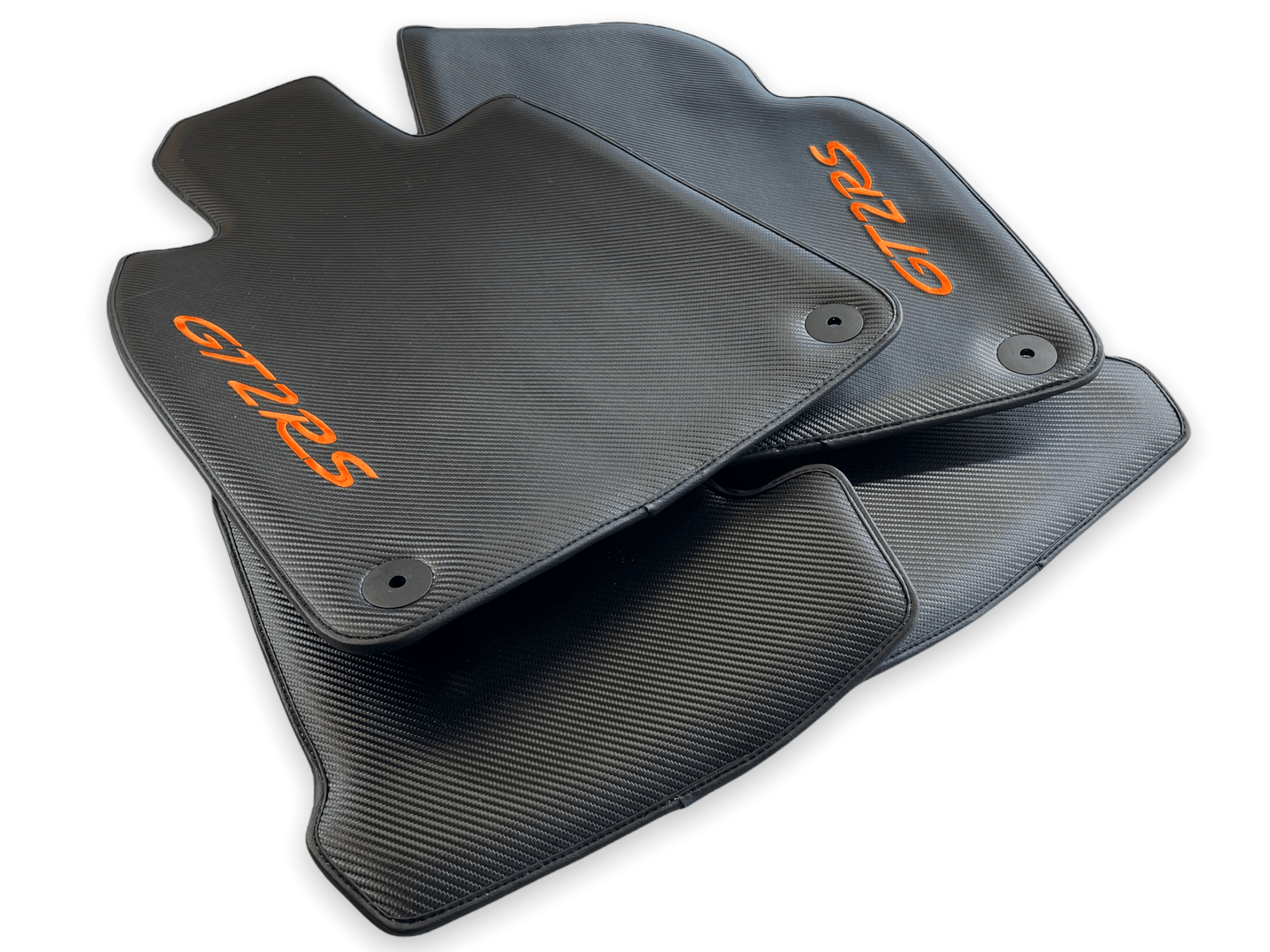 Floor Mats for Porsche 911 991 GT2 RS (2012-2019) Carbon Fiber Carpets AutoWin