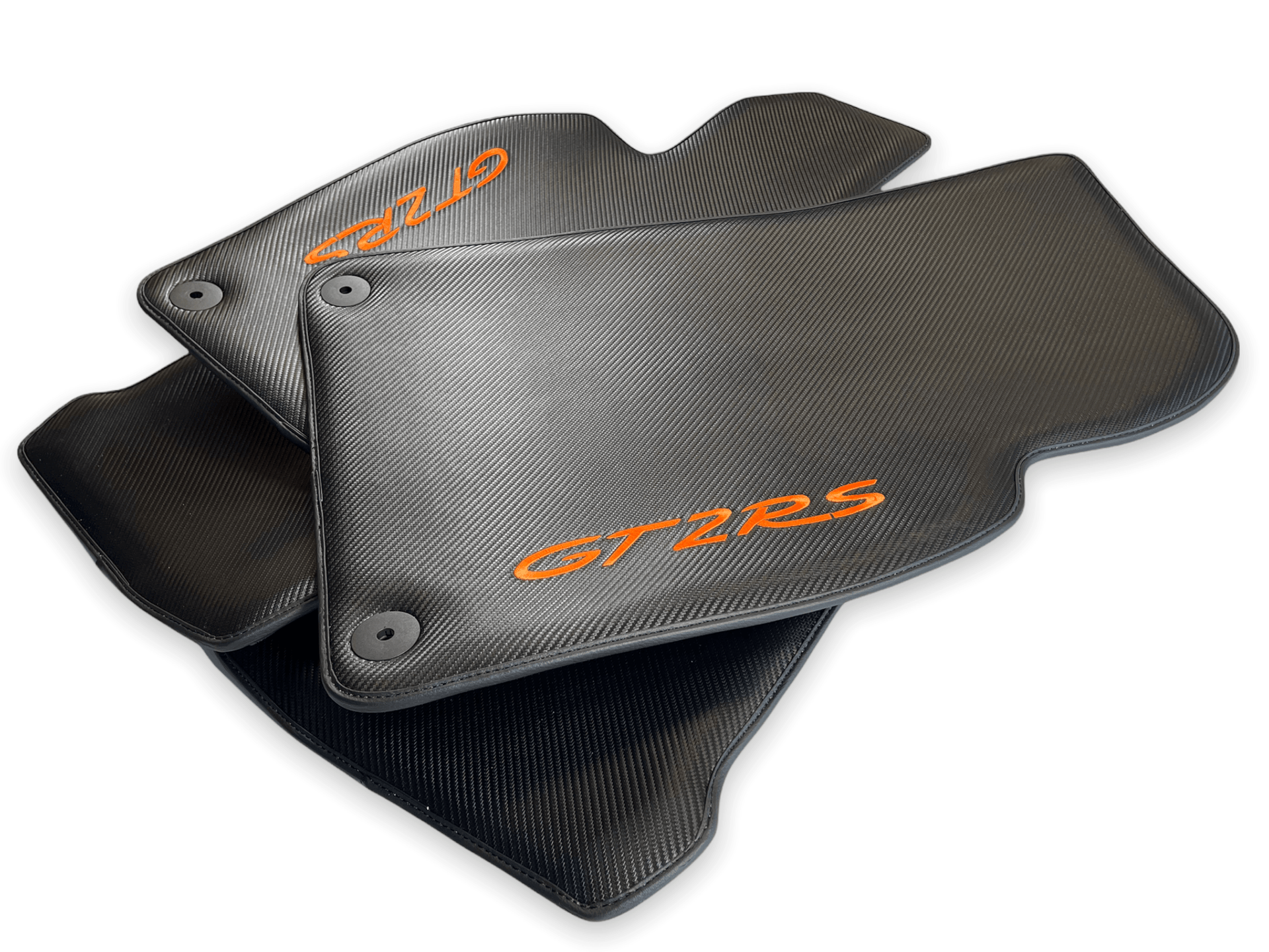 Floor Mats for Porsche 911 991 GT2 RS (2012-2019) Carbon Fiber Carpets AutoWin