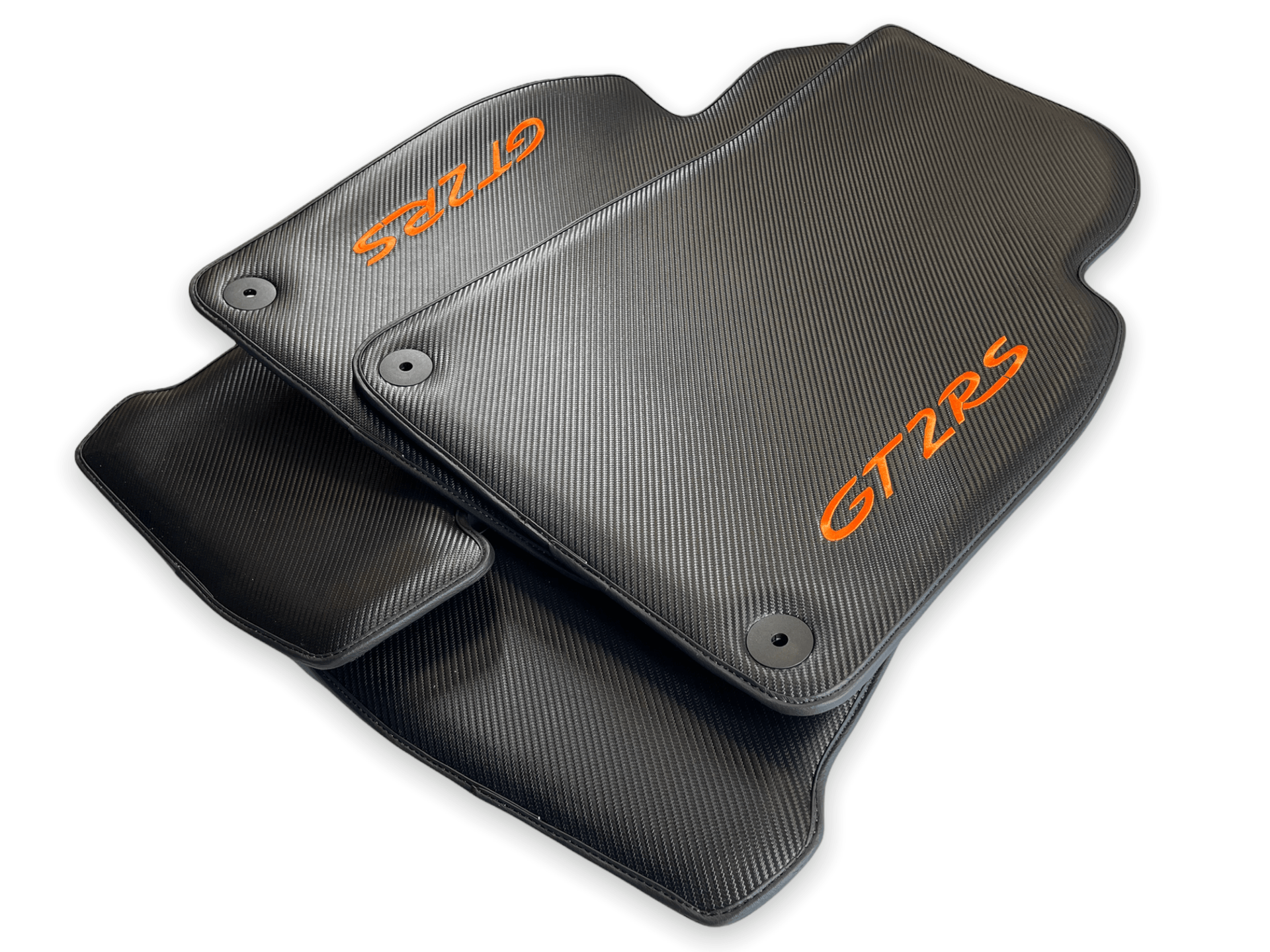Floor Mats for Porsche 911 991 GT2 RS (2012-2019) Carbon Fiber Carpets AutoWin