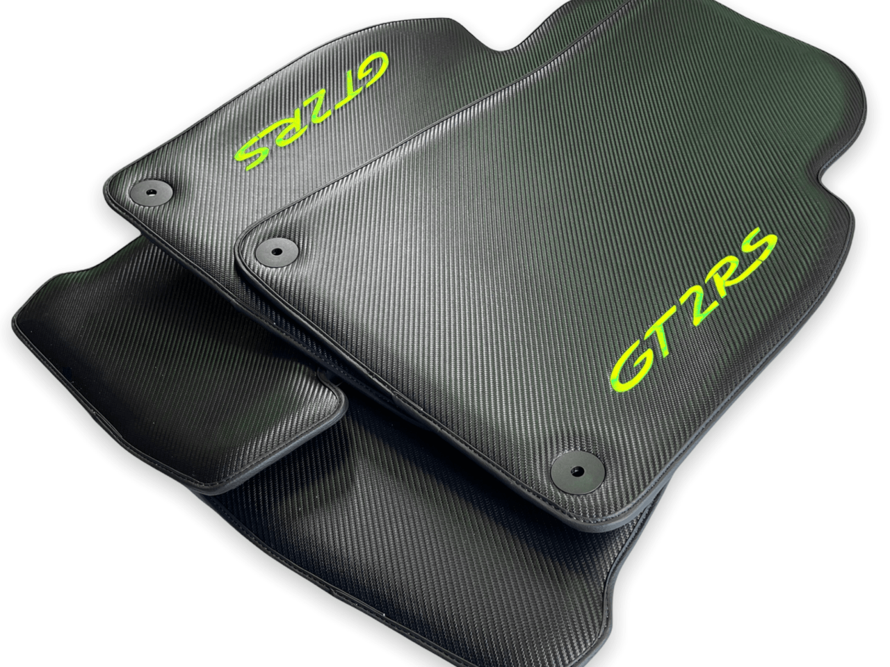 Floor Mats for Porsche 911 991 GT2 RS (2012-2019) Carbon Fiber Carpets AutoWin