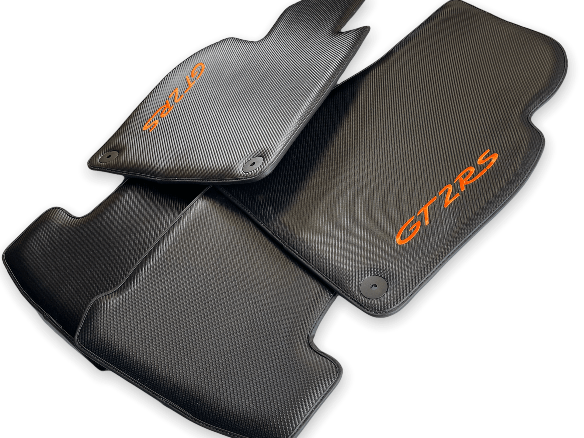 Floor Mats for Porsche 911 991 GT2 RS (2012-2019) Carbon Fiber Carpets AutoWin