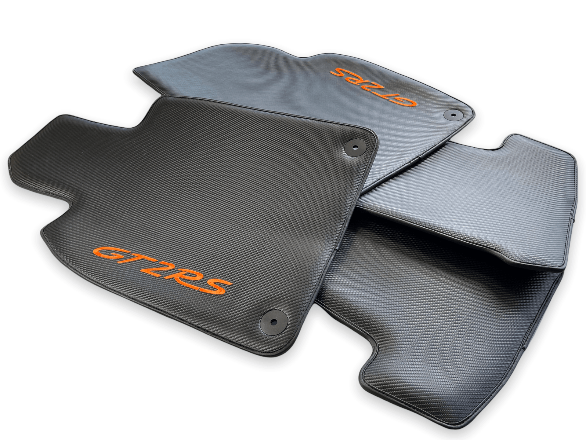 Floor Mats for Porsche 911 991 GT2 RS (2012-2019) Carbon Fiber Carpets AutoWin