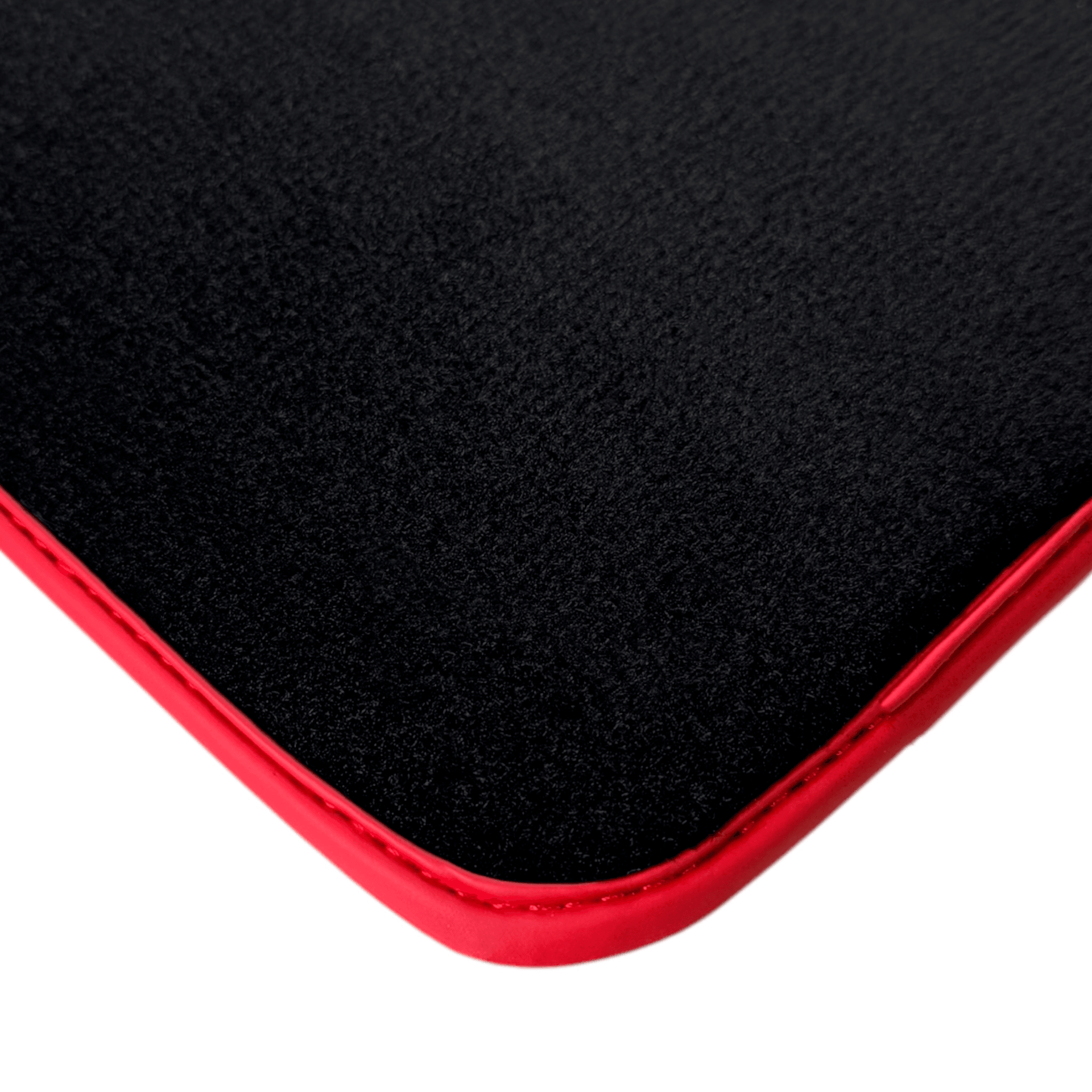 Customizable Black Floor Mats for Range Rover Sport (2013-2022) with Carbon Fiber | Red Trim