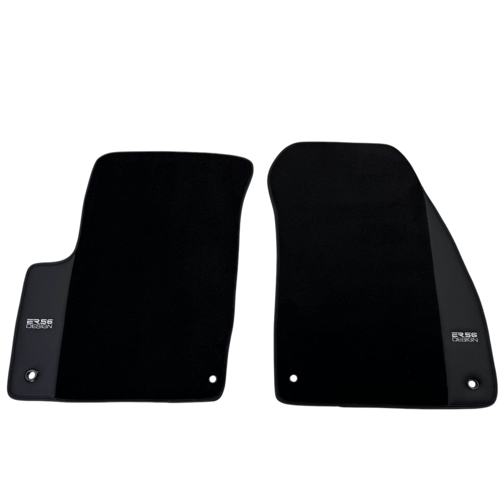 ER56 Design Black Floor Mats for Chevrolet TrailBlazer SS (2006) with Leather