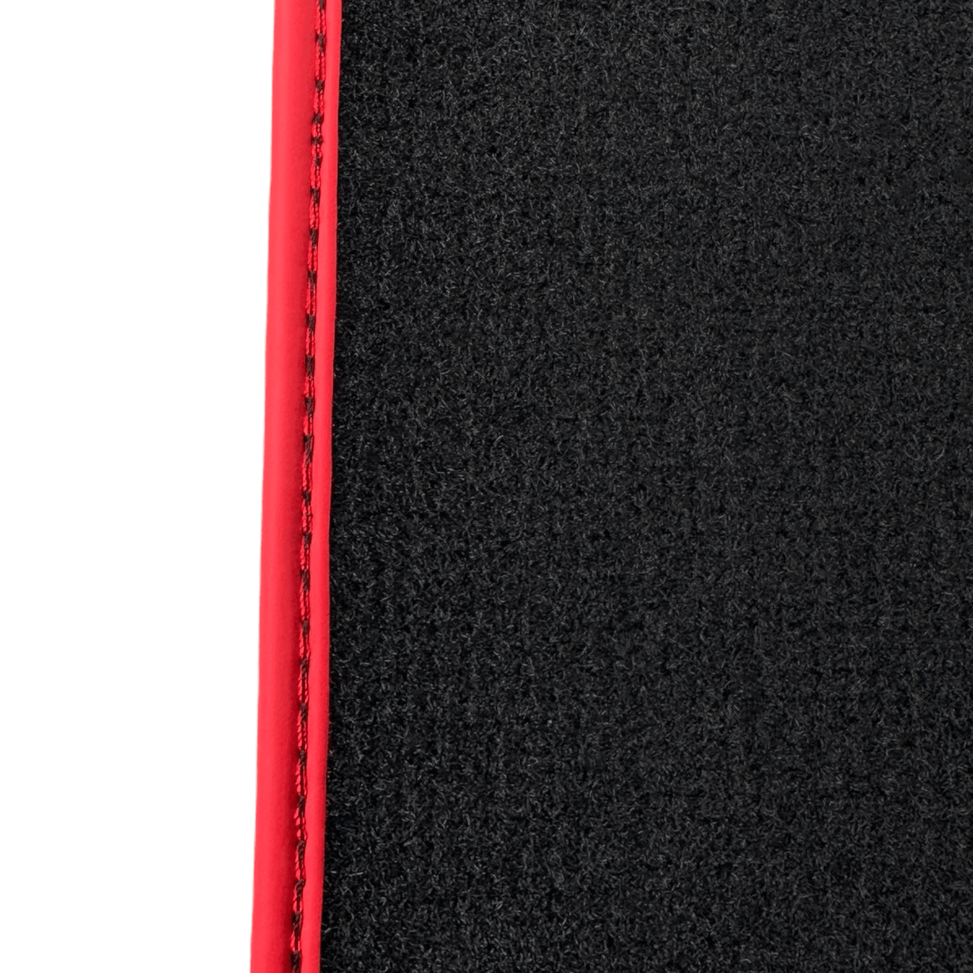 Customizable Black Floor Mats for Range Rover Sport (2013-2022) with Carbon Fiber | Red Trim