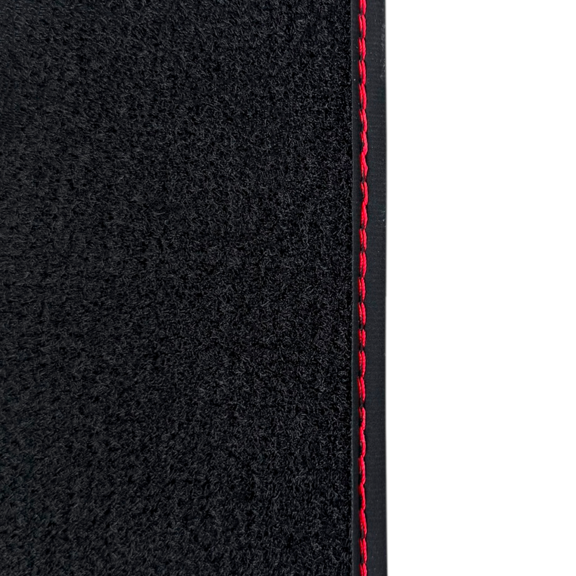 Lamborghini Aventador Carbon Leather Floor Mats with Green Stitching