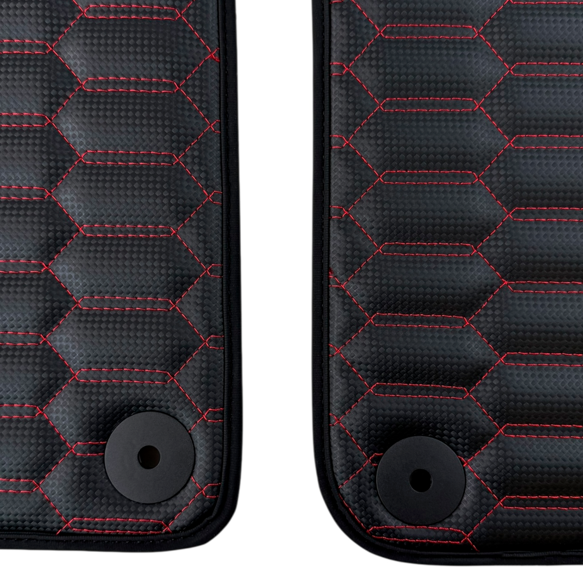 Carbon Fiber Black Floor Mats for Lamborghini Revuelto 2024-2025