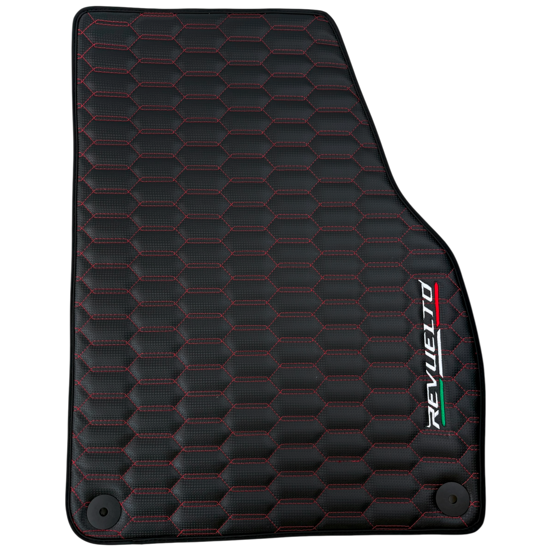 Carbon Fiber Black Floor Mats for Lamborghini Revuelto 2024-2025