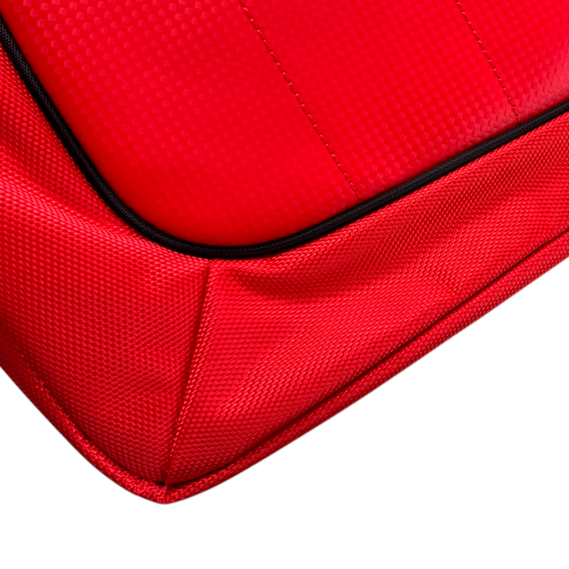 Ferrari Laptop Messenger Bag – Red with Black Piping & Embossed Yellow Logo