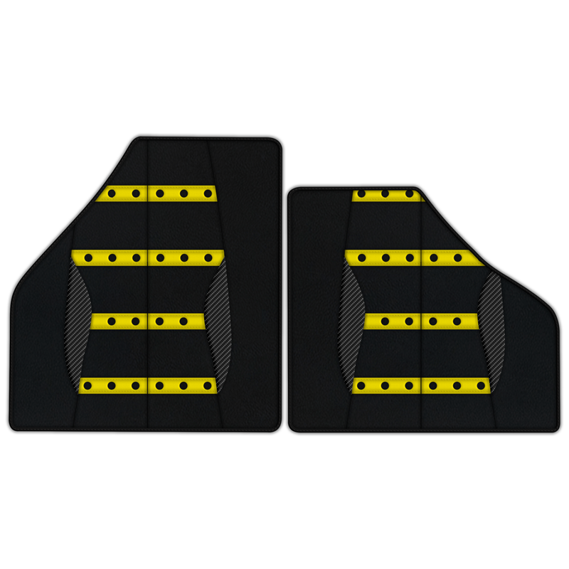 Customizable Leather Floor Mats with AW22 Pattern for Ferrari F50 (1995-1997)