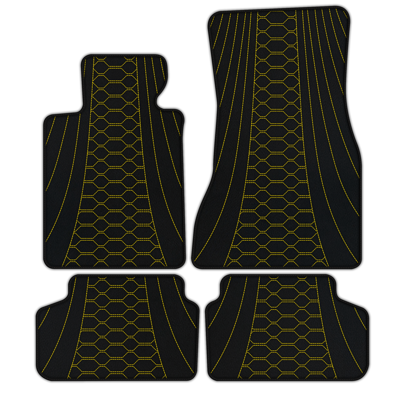 Customizable Leather Floor Mats with AW36 Pattern for BMW F01 (2008-2015)