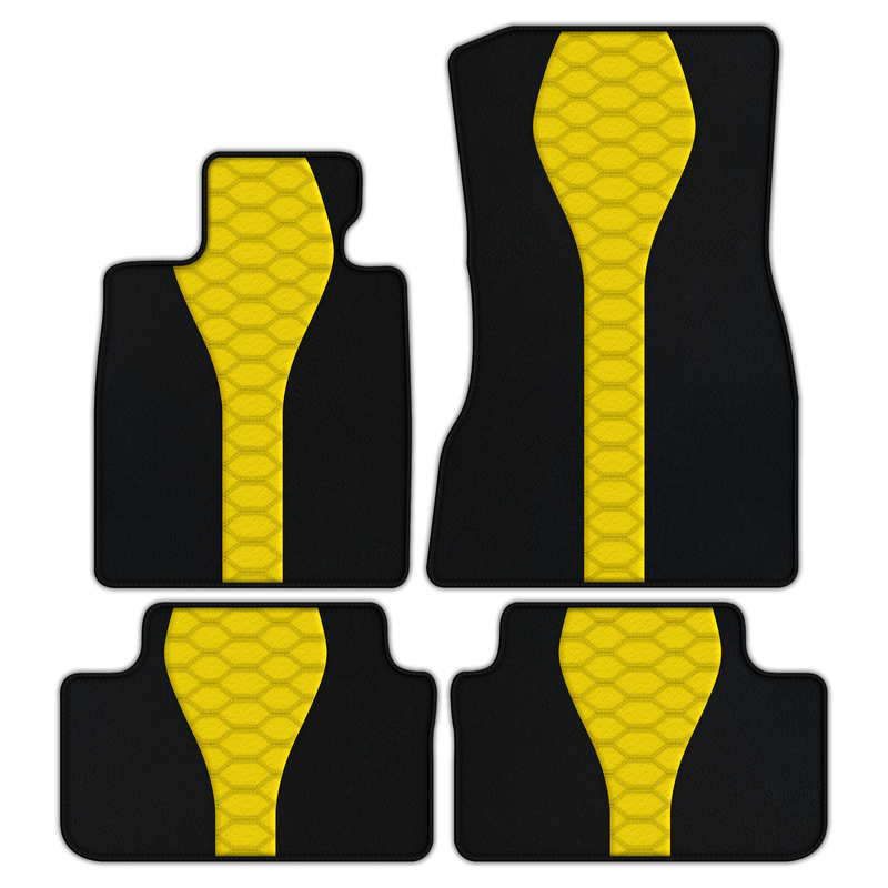 Customizable Leather Floor Mats with AW18 Pattern for BMW X6M F96 SUV (2020-2024)