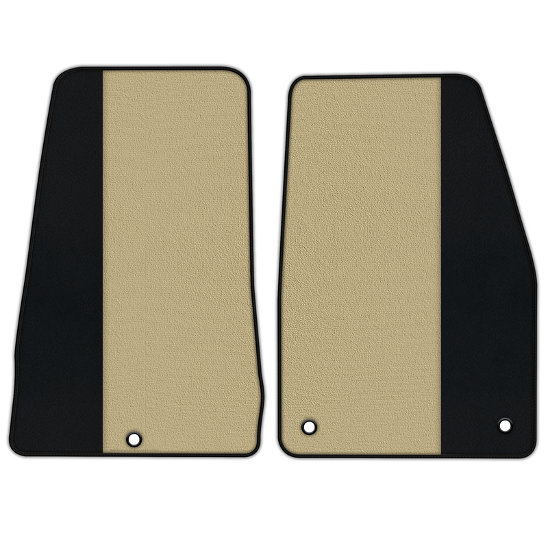 Customizable Floor Mats From Carpet with Leather for Dodge Viper (2003-2006)