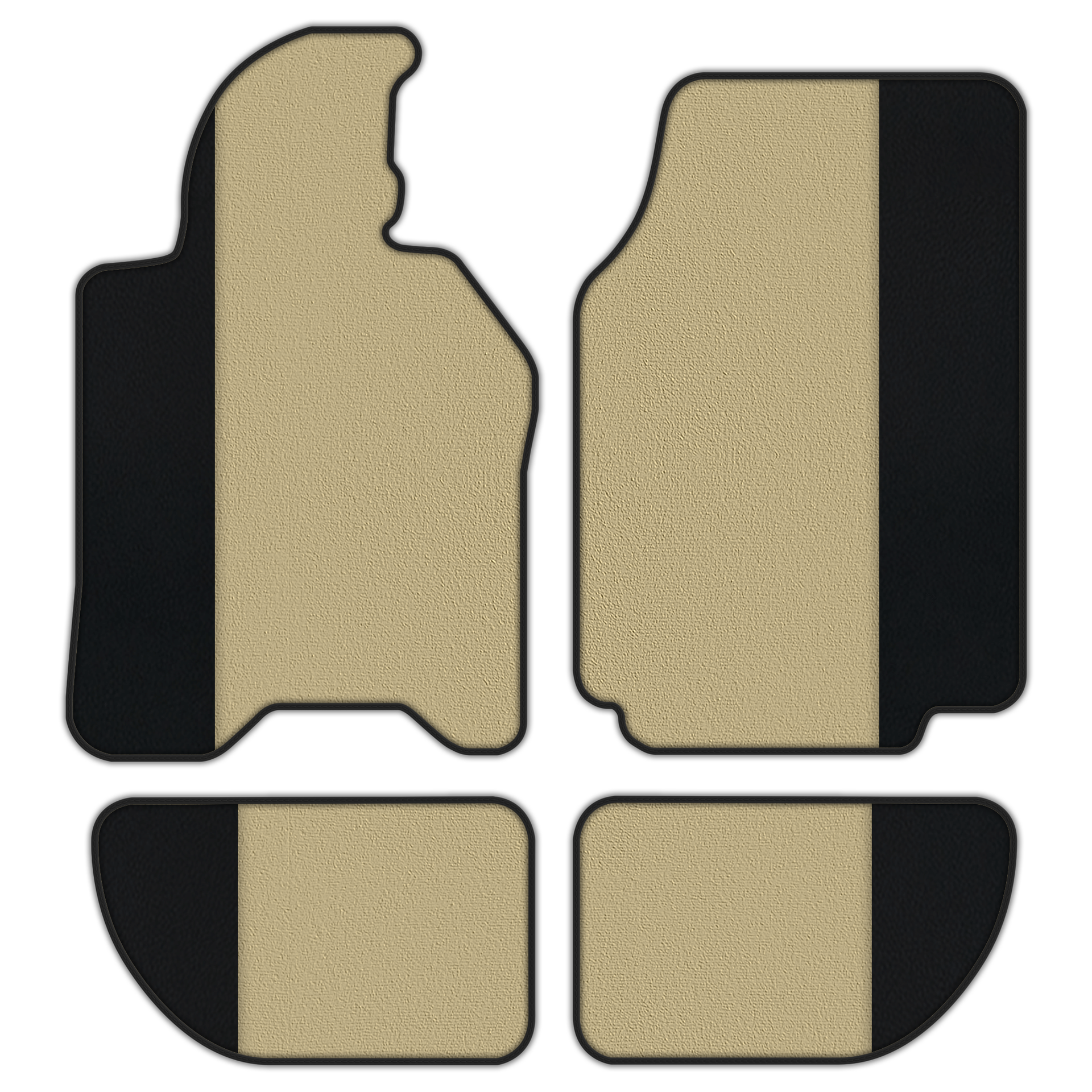 Customizable Porsche 924 Floor Mats: Premium Leather & Carpet