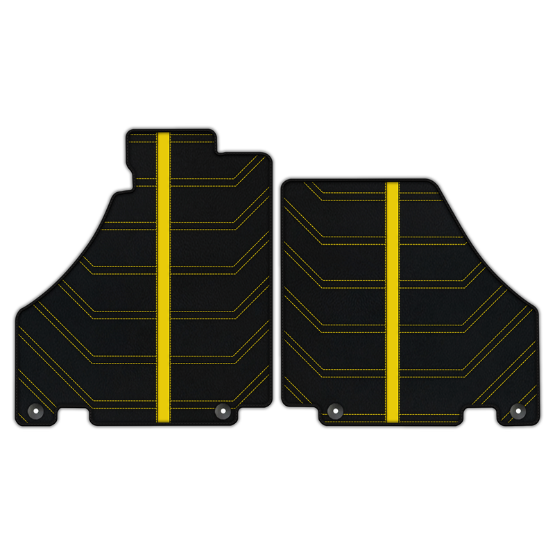 Customizable Leather Floor Mats A1 Edition for Ferrari F430 (2004-2009)