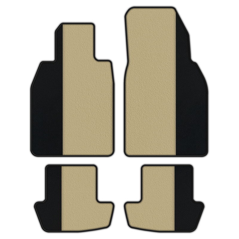 Customizable Floor Mats From Carpet With Leather for Porsche 911 - 992 (2019-2026)