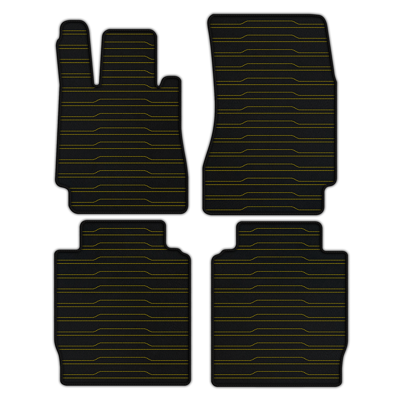 Customizable Leather Floor Mats with AW06 Pattern for Mercedes Benz Maybach 57S (2003-2013)