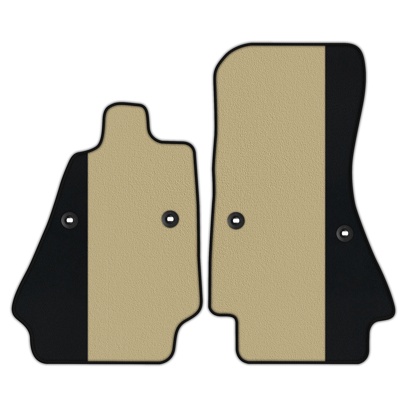 Customizable Floor Mats From Carpet With Leather for Bugatti Chiron (2016-2022)