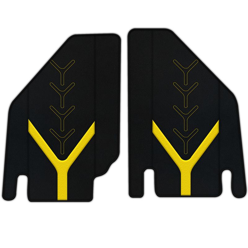 Customizable Leather Floor Mats with AW25 Pattern for Lamborghini Countach (1974–1990)