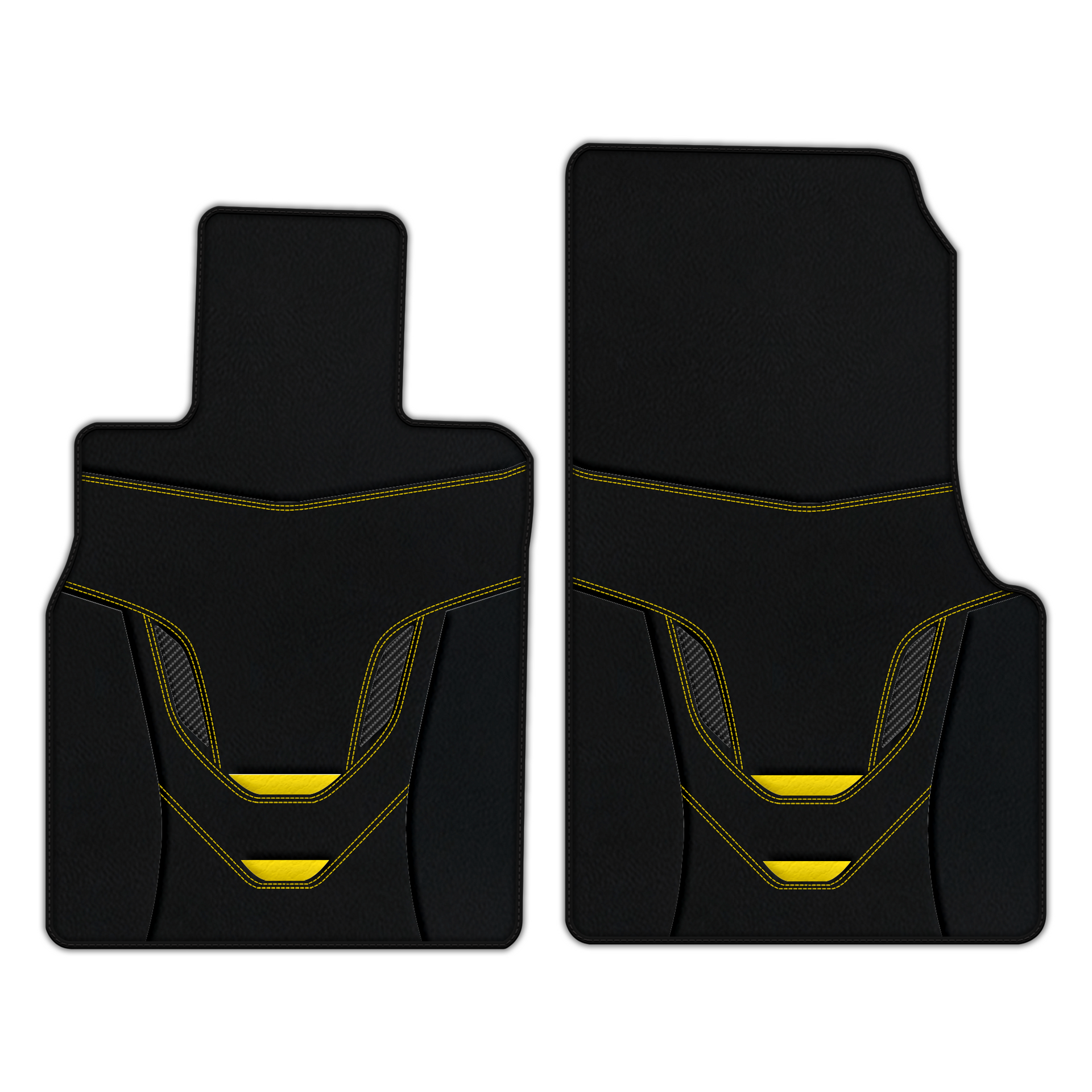 Customizable Leather Floor Mats for Chevrolet Corvette C7 (2014-2019)