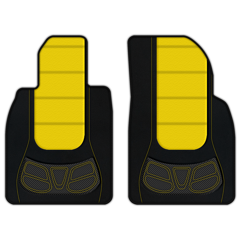 Customizable Leather Floor Mats with AW42 Pattern for Porsche 911 GT3 (992) 2021-2026