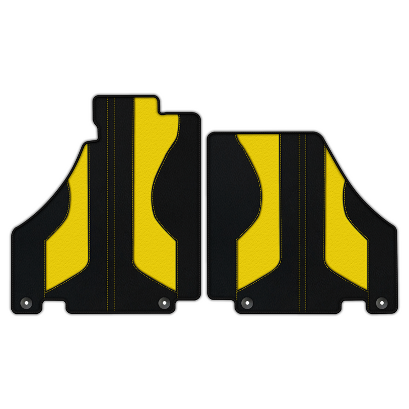 Customizable Leather Floor Mats with Pattern ER56 V2 Edition for Ferrari F430 (2004-2009)