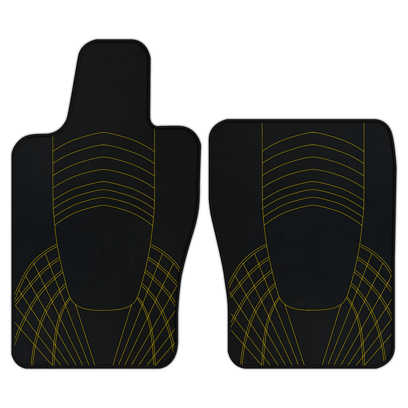 Customizable Leather Floor Mats with A1 Pattern for Aston Martin DBX (2020–2023)