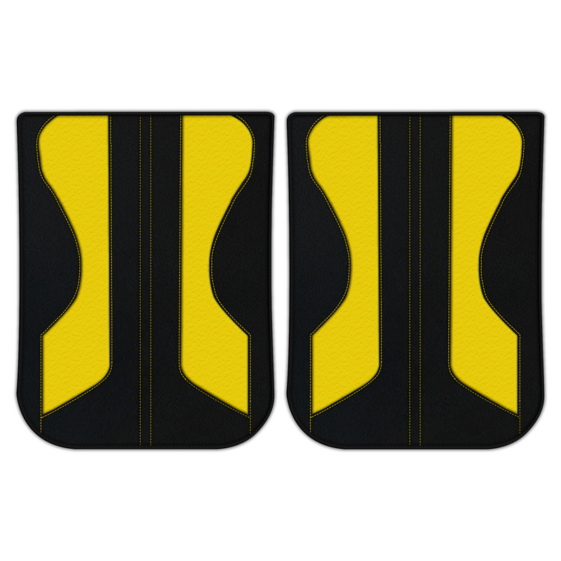 Customizable Leather Floor Mats with Pattern ER56 V2 Edition for Ferrari LaFerrari (2013-2018)